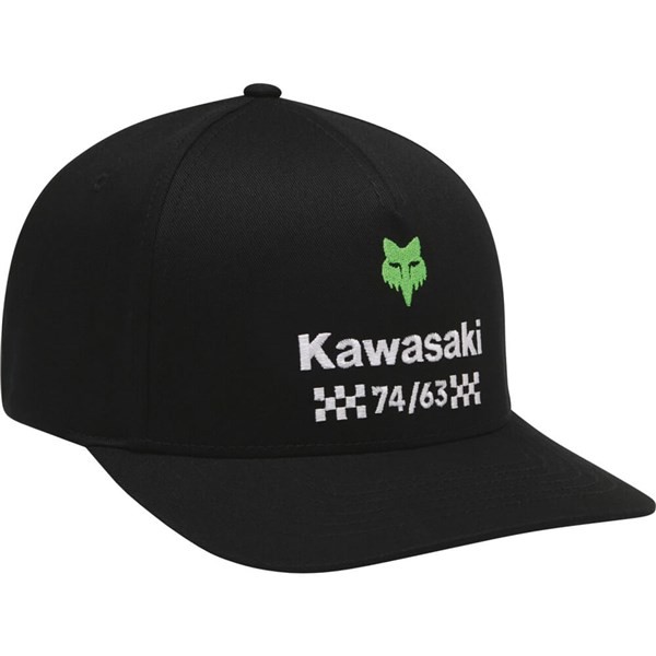 Fox Racing Kawasaki Flexfit Hat | Black