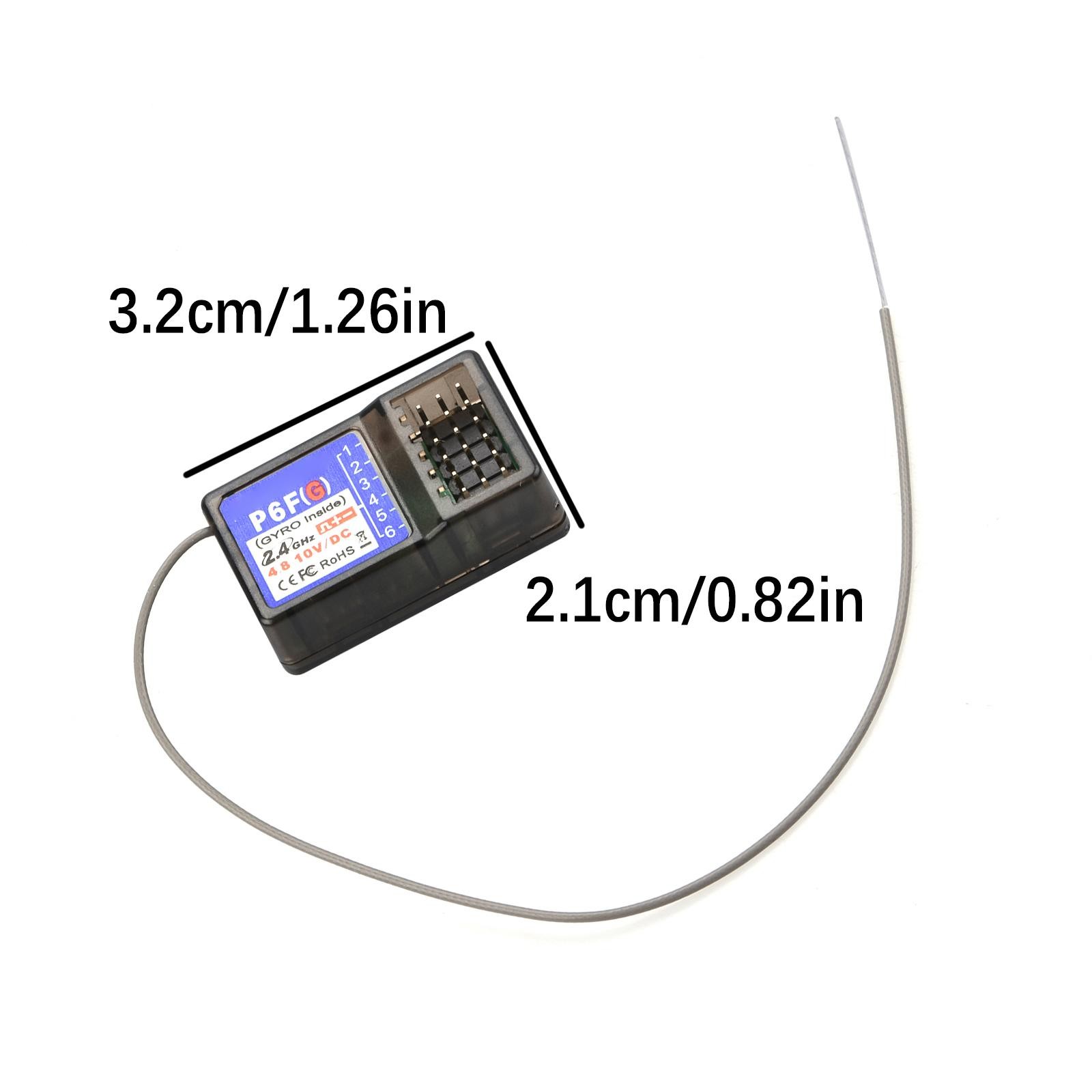 6 Channel 2.4G P6FG Receiver For X6 Transmitter Dumborc RC Remote Controller