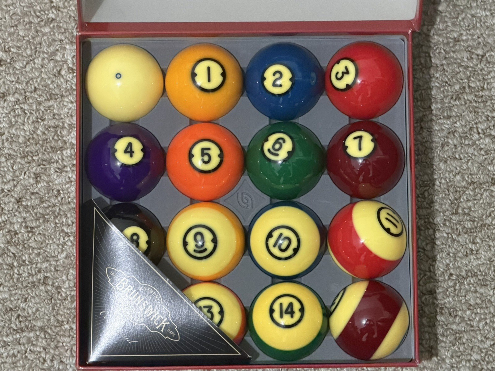 Brunswick Centennial Pool/Billiards Ball Set -- Brand New