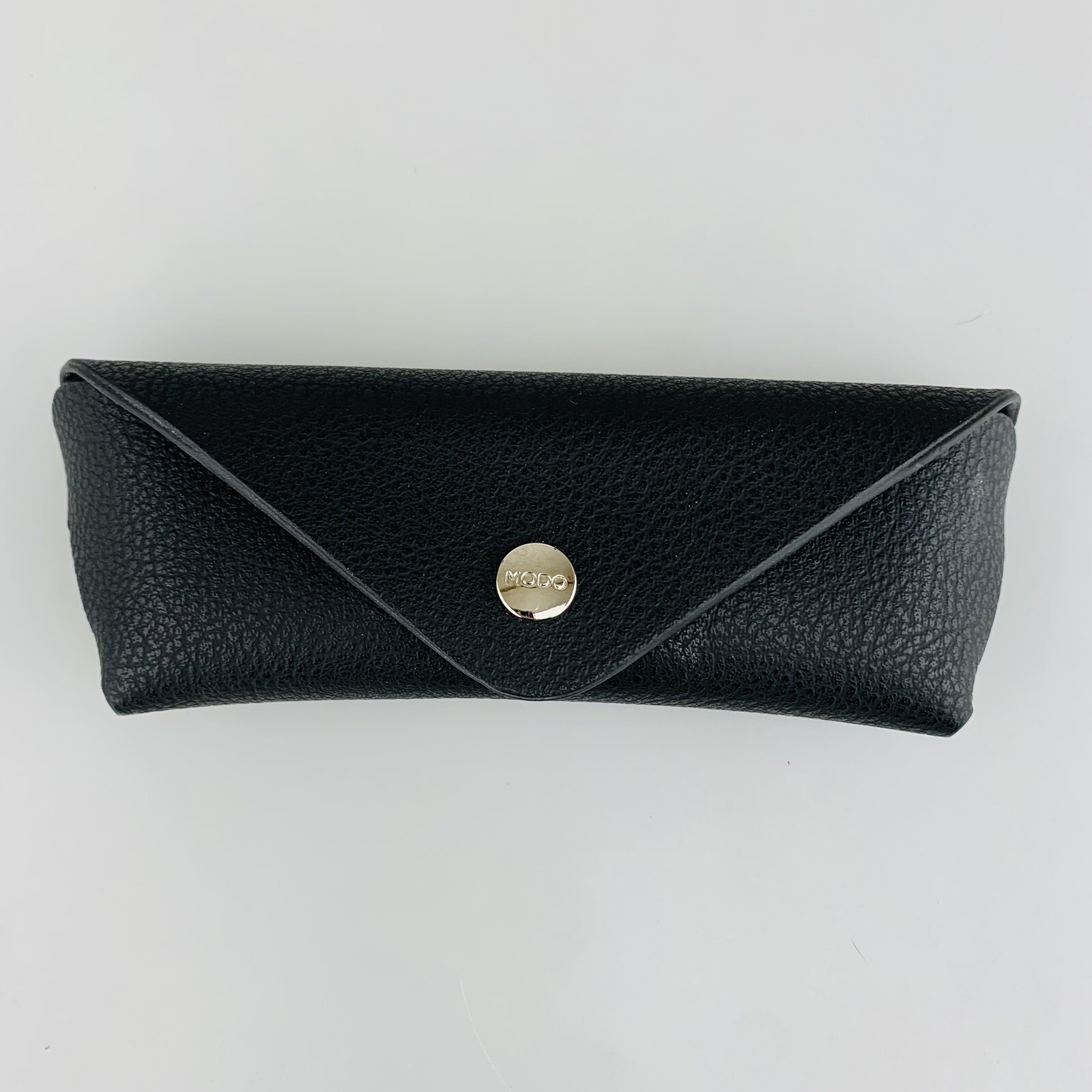 MODO Eyeglasses Case Only Black Faux Leather Pebbled Brooklyn Made