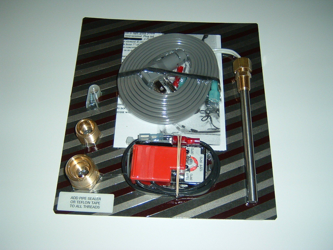 USA made Hybrid Hott Rod Lightning Rod RV water heater 110v conversion kit