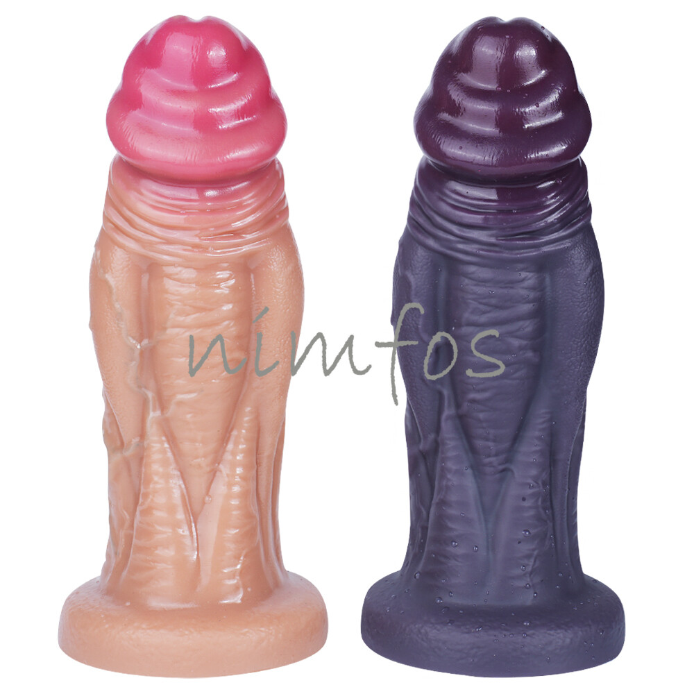 Liquid Silicone Realistic Huge Dildo Cock Suction Cup Women Sex Toys Thick Dong
