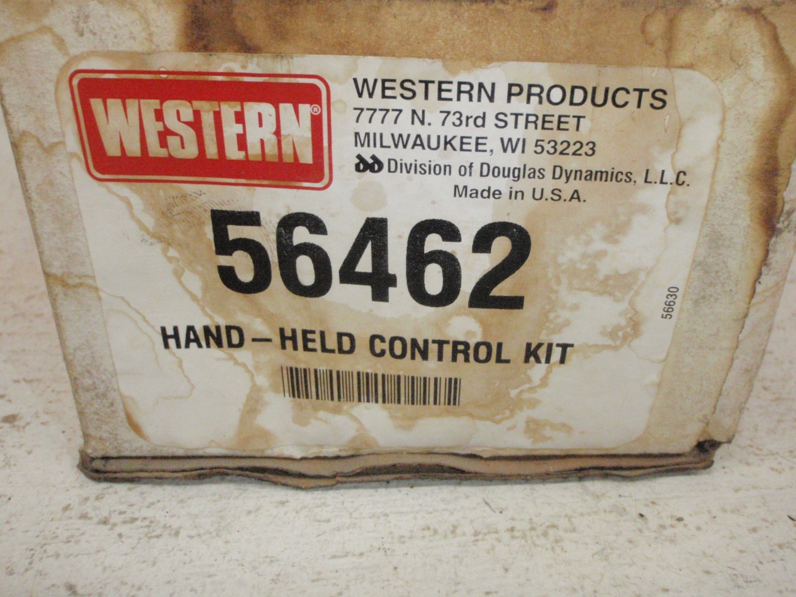 Western 5642 Handheld Control Kit Complete Damaged Box, Dry-Rotted Wires NOS