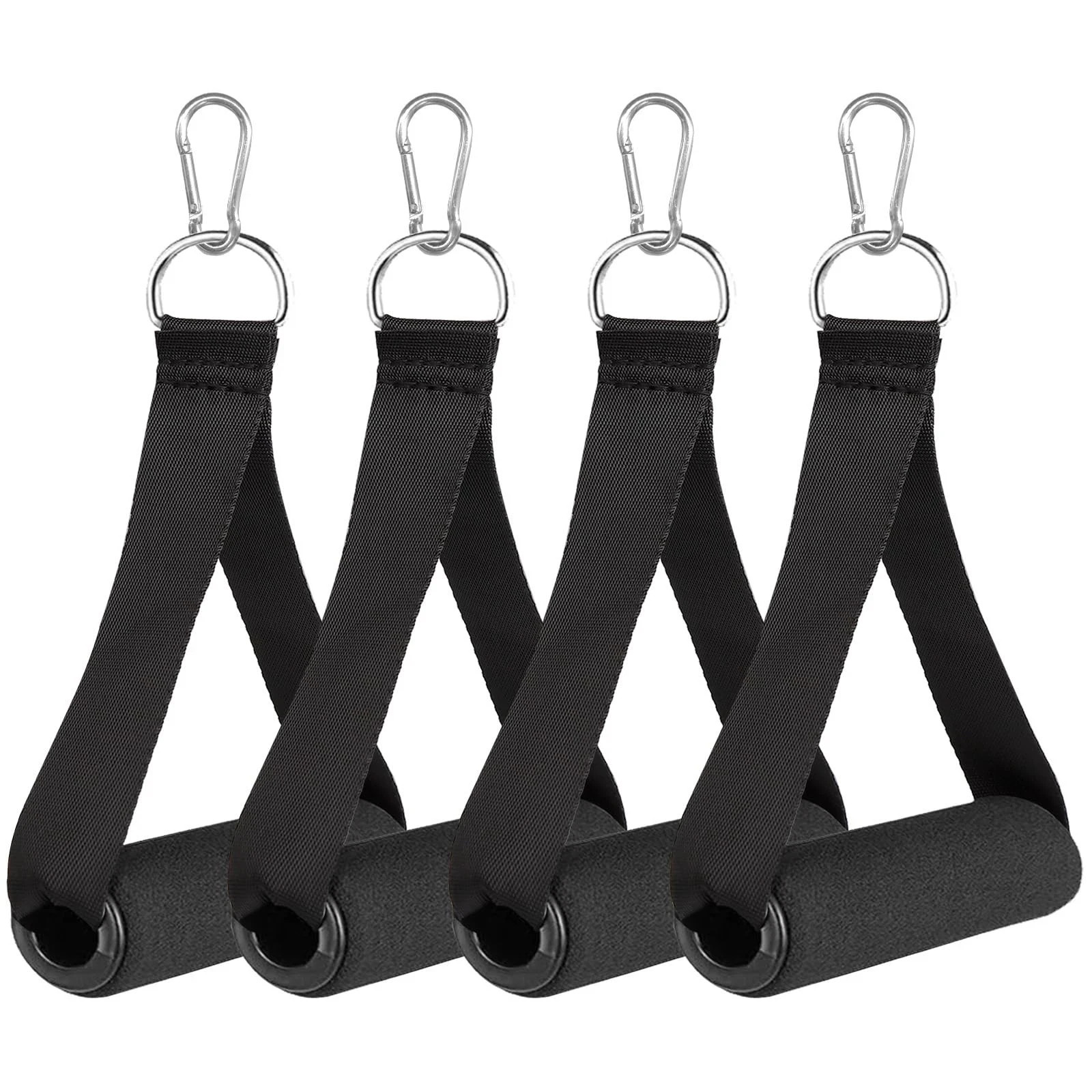 Heavy Duty Cable Handles Gym Handles for Resistance Bands 4 Pack