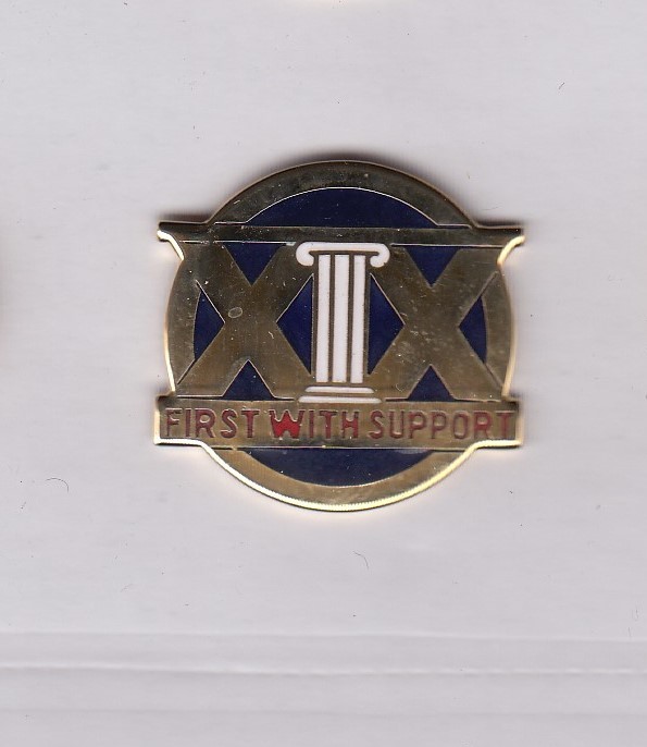 US ARMY 21st Personnel Services Group crest DUI badge G-23