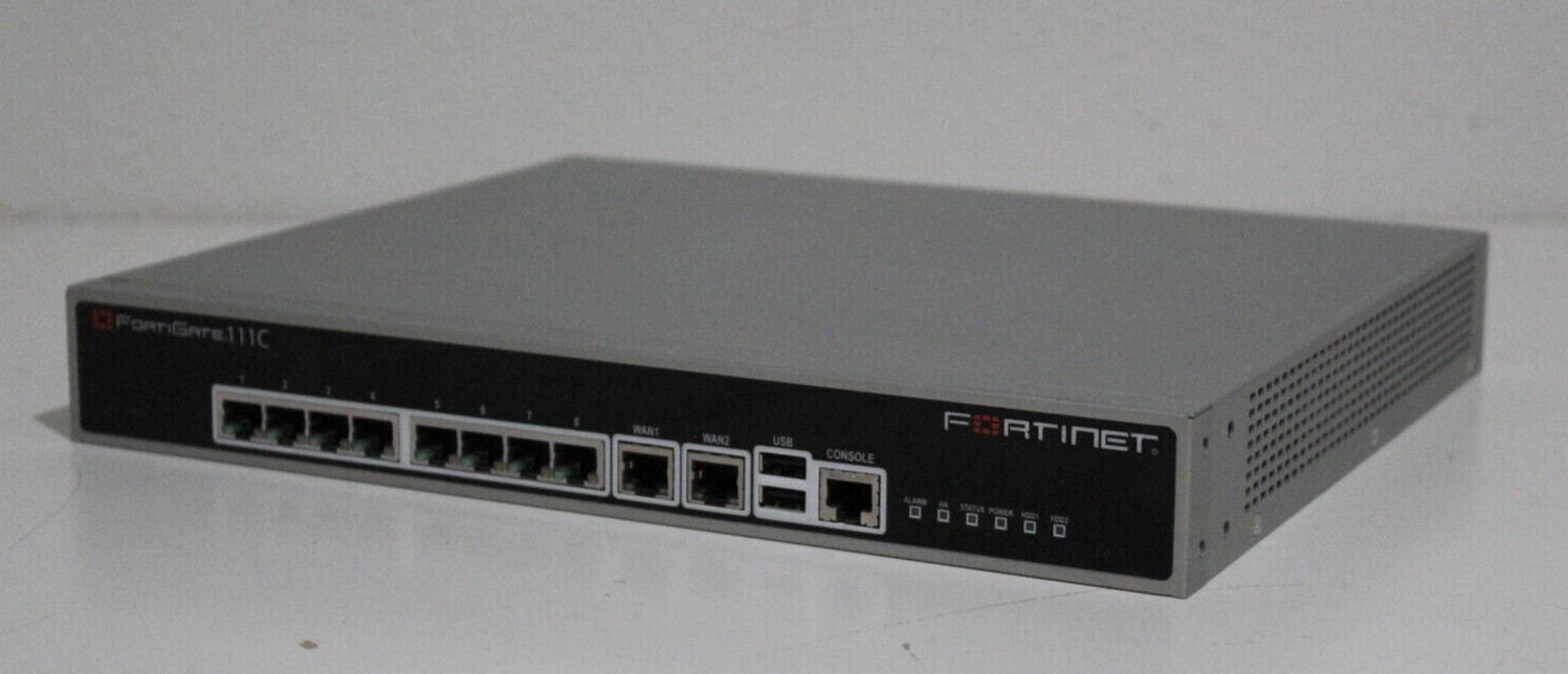 Fortinet Fortigate FG-111C Firewall Appliance Fortigate-111C 64GB SSD Tested