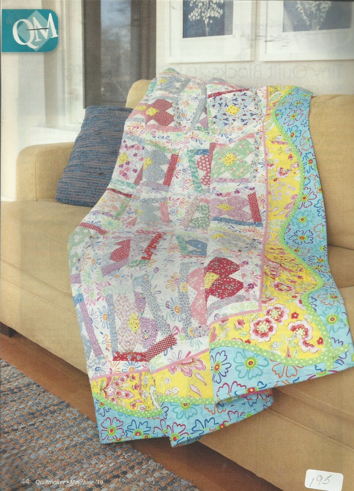 B0584 PLAYFUL POSIES  QUILT PATTERN/INSTRUCTIONS
