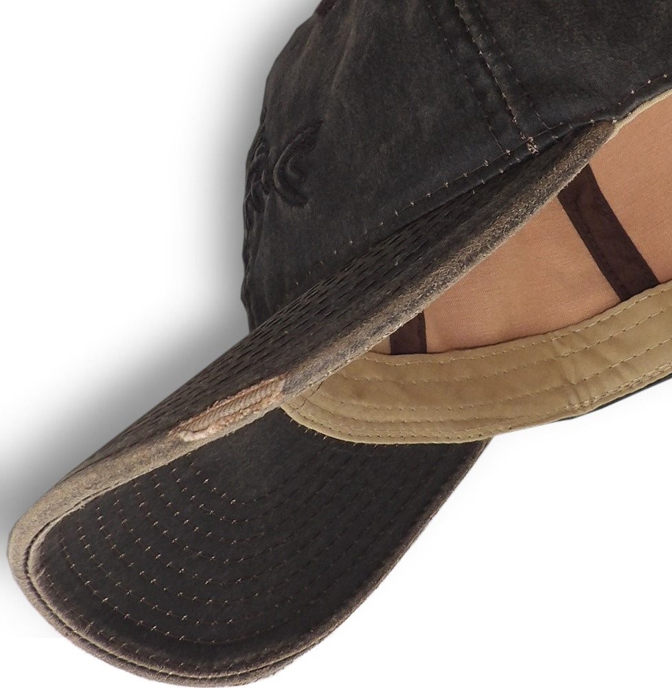 Outdoor Cap Adjustable Closure Bonefish Weathered Cotton One Size, Dark Brown