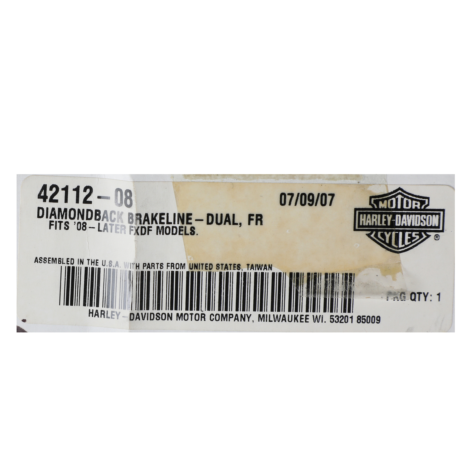 Brake Line Harley