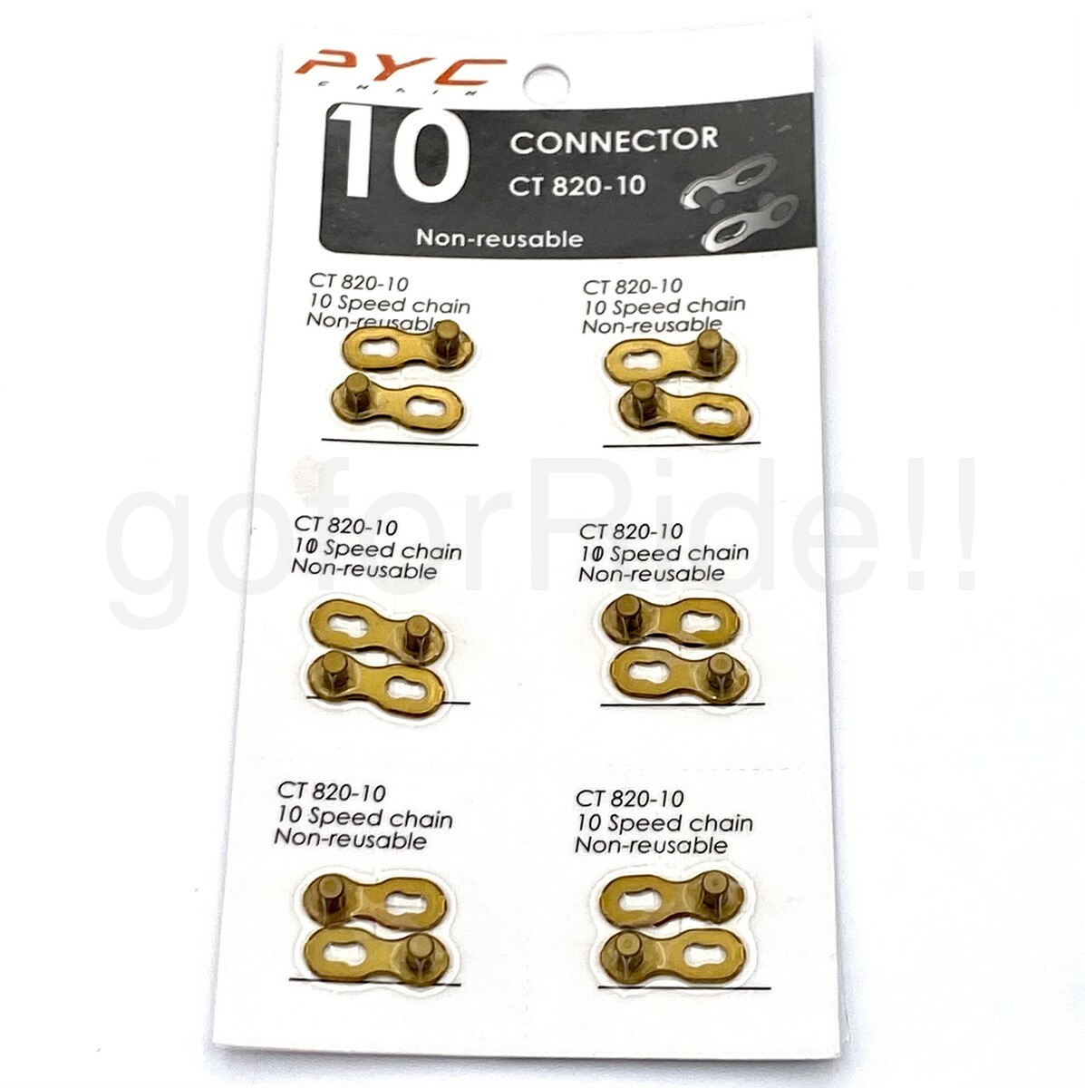 6Pr 10 SPEED MASTER MISSING LINK QUICK LINK Bike CHAIN JOINER FIT SHIMANO KMC