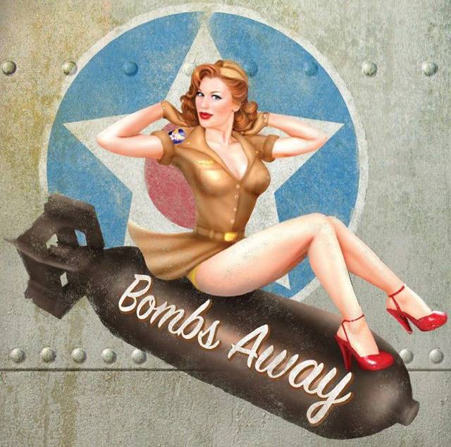 Bombs Away # 10 - 8 x 10 Tee Shirt Iron On Transfer