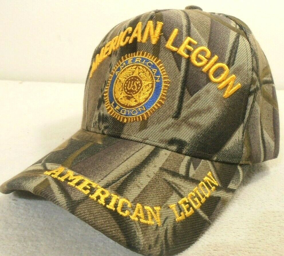 AMERICAN LEGION MILITARY CAP AMERICAN LEGION HAT CAMOUFLAGE