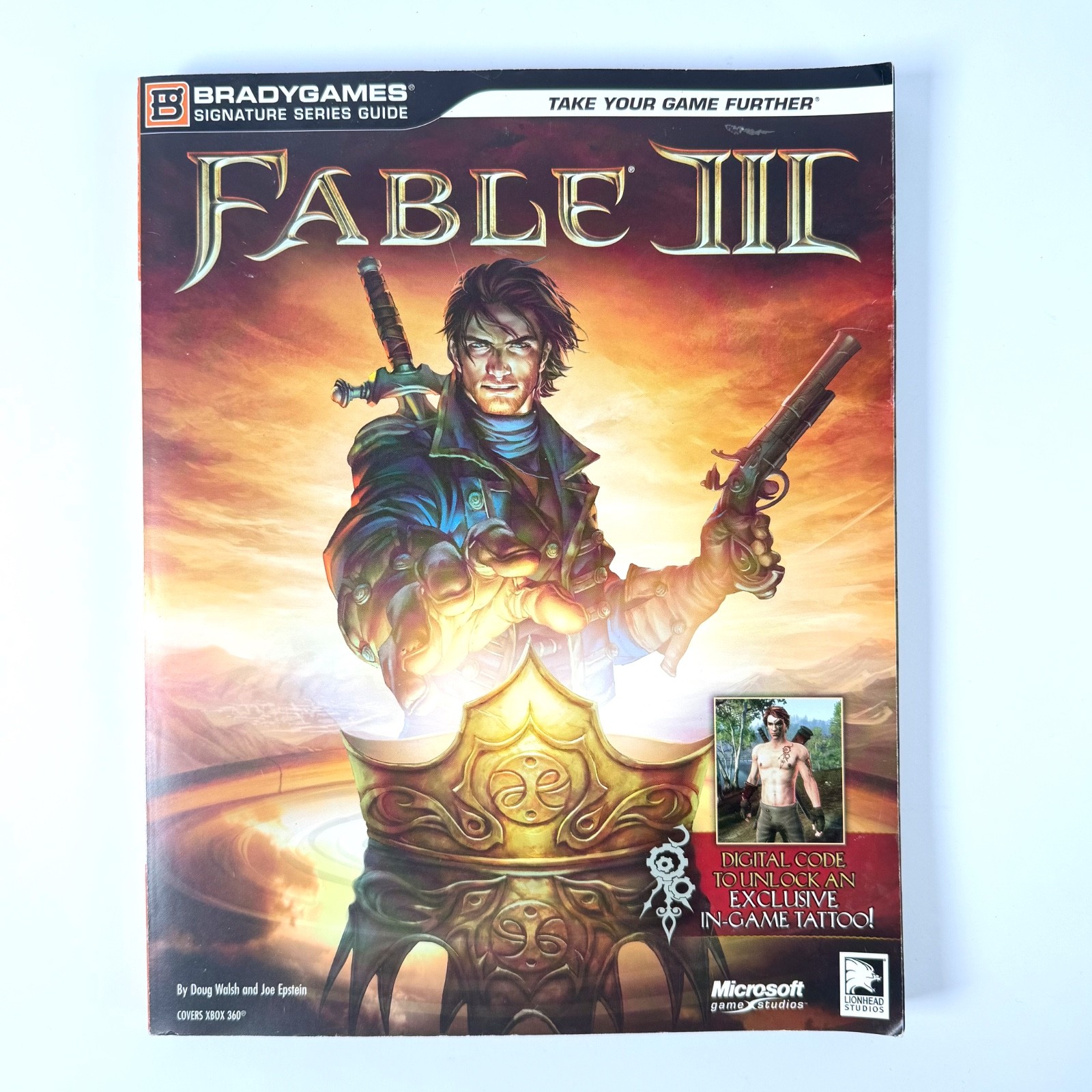 Fable III Signature Series Strategy Guide BradyGames Xbox 360 Book EUC