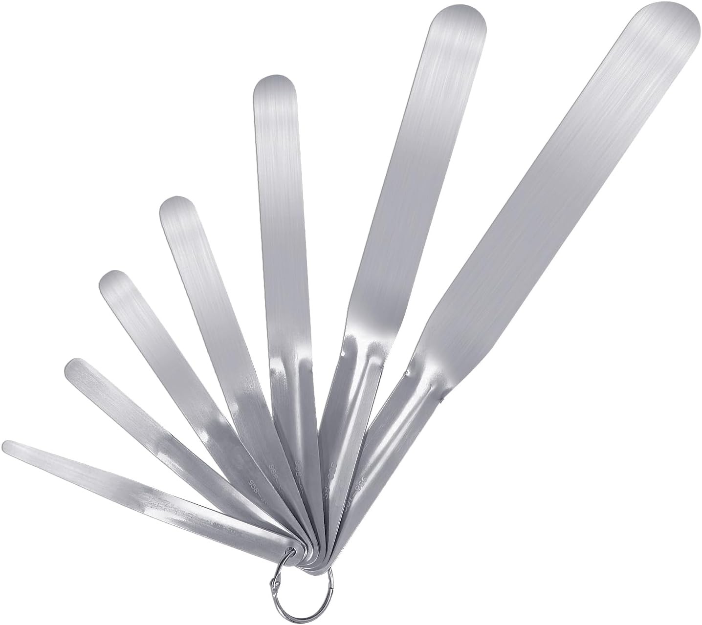 7-piece Caulking Spatula Tool Set, Professional Stainless 958-G01, Silver