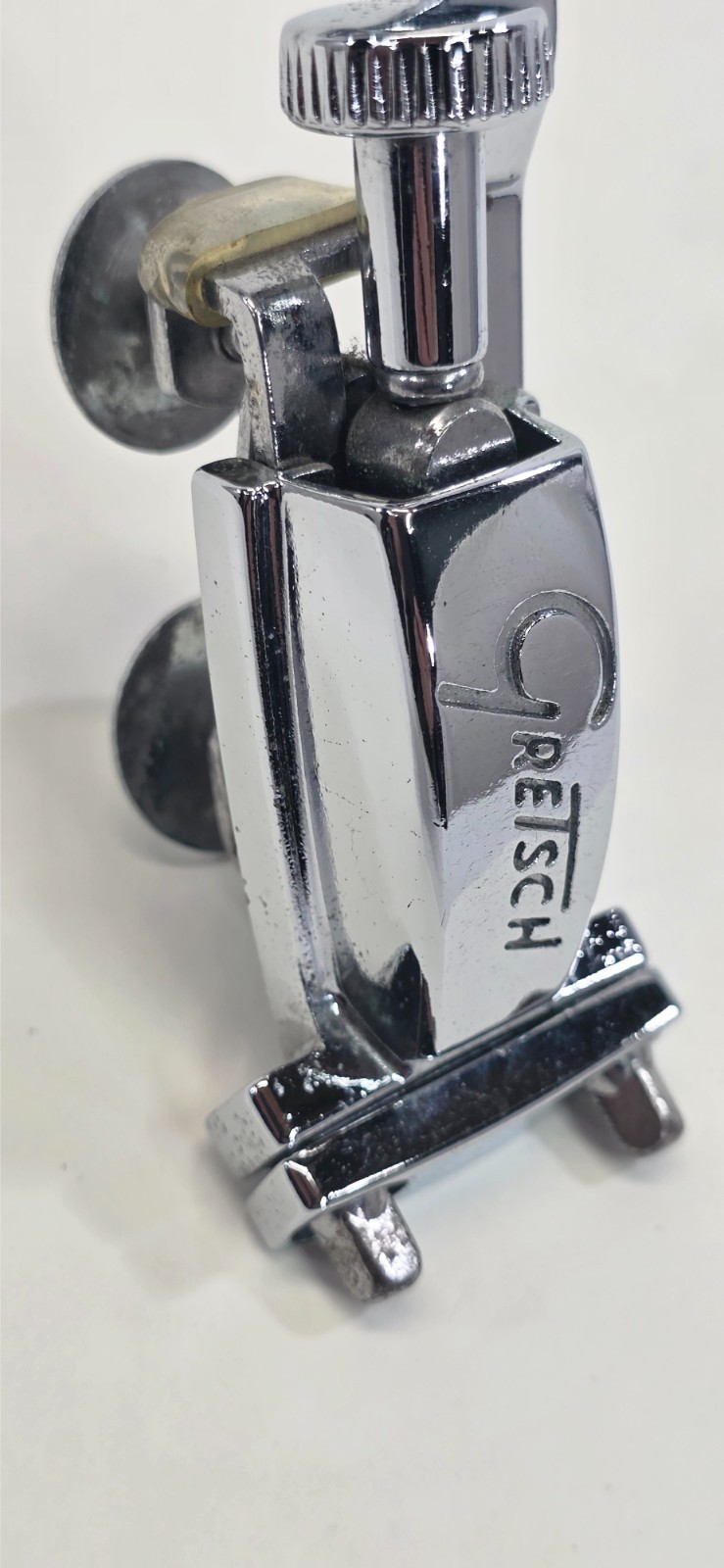 Gretsch Snare Drum Strainer Throw Off Part with mounting screws.