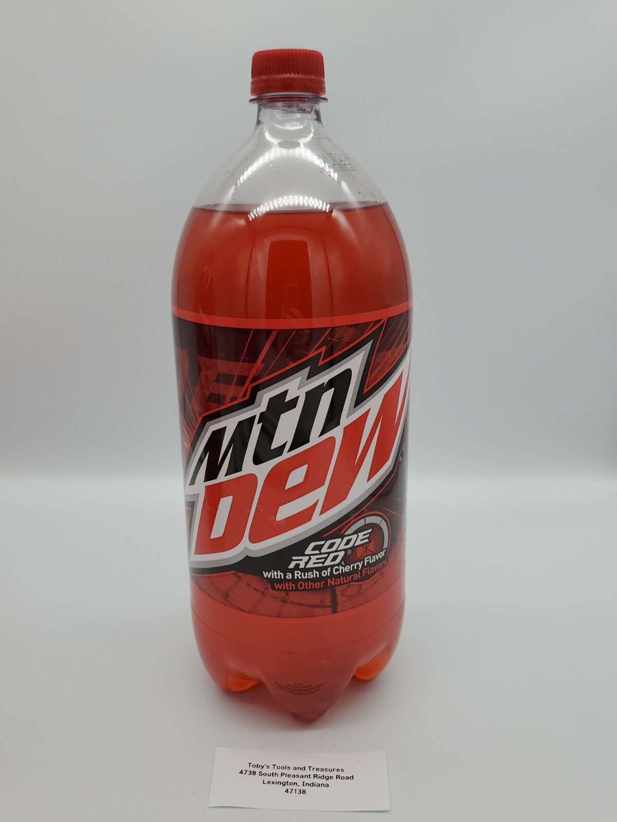 2021 Full Mountain Dew Mtn Dew Code Red 2 Liter Bottle Discontinued Old Label