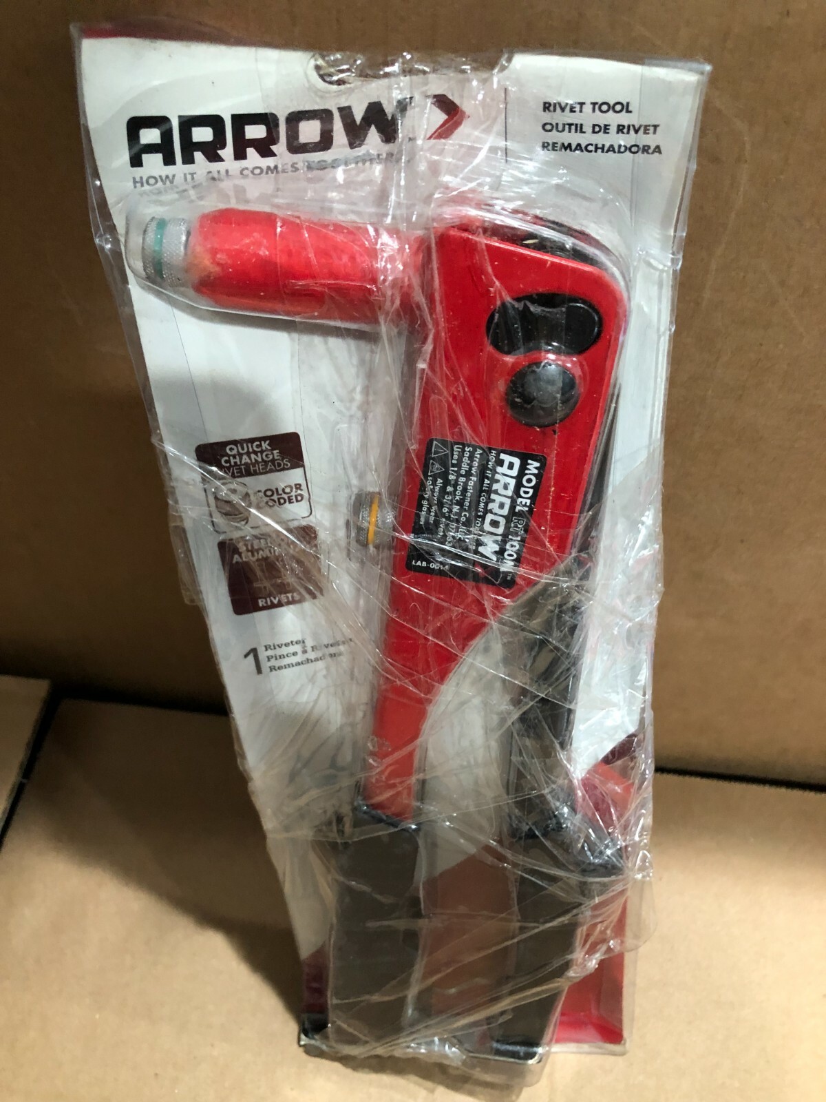 Arrow Economy Rivet Tool RT100M Tool - NEW FREE SHIPPING