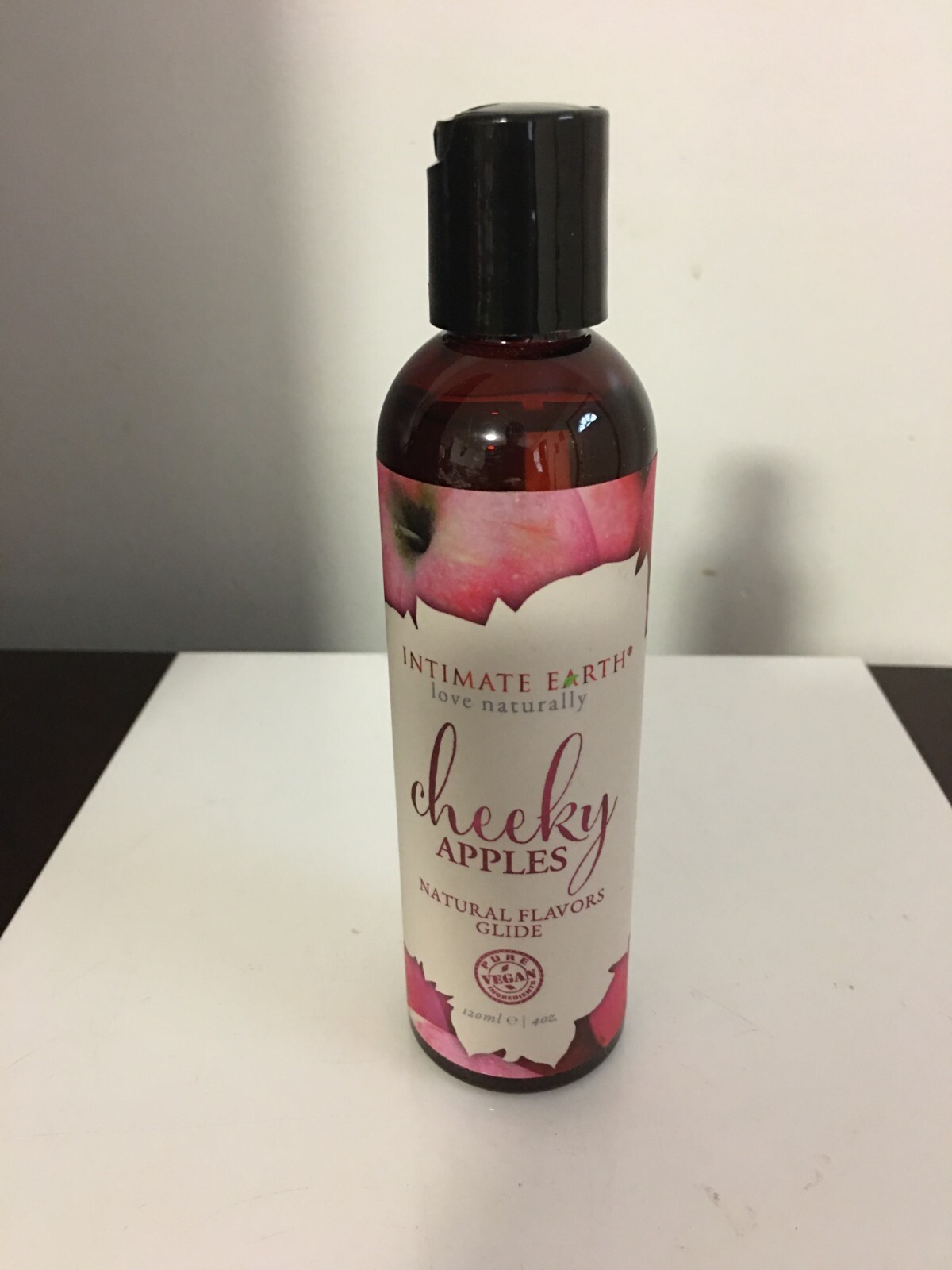 BRAND NEW Intimate Earth NATURL FLAVORS Glide 4oz - cheeky apples EXP: 8-25