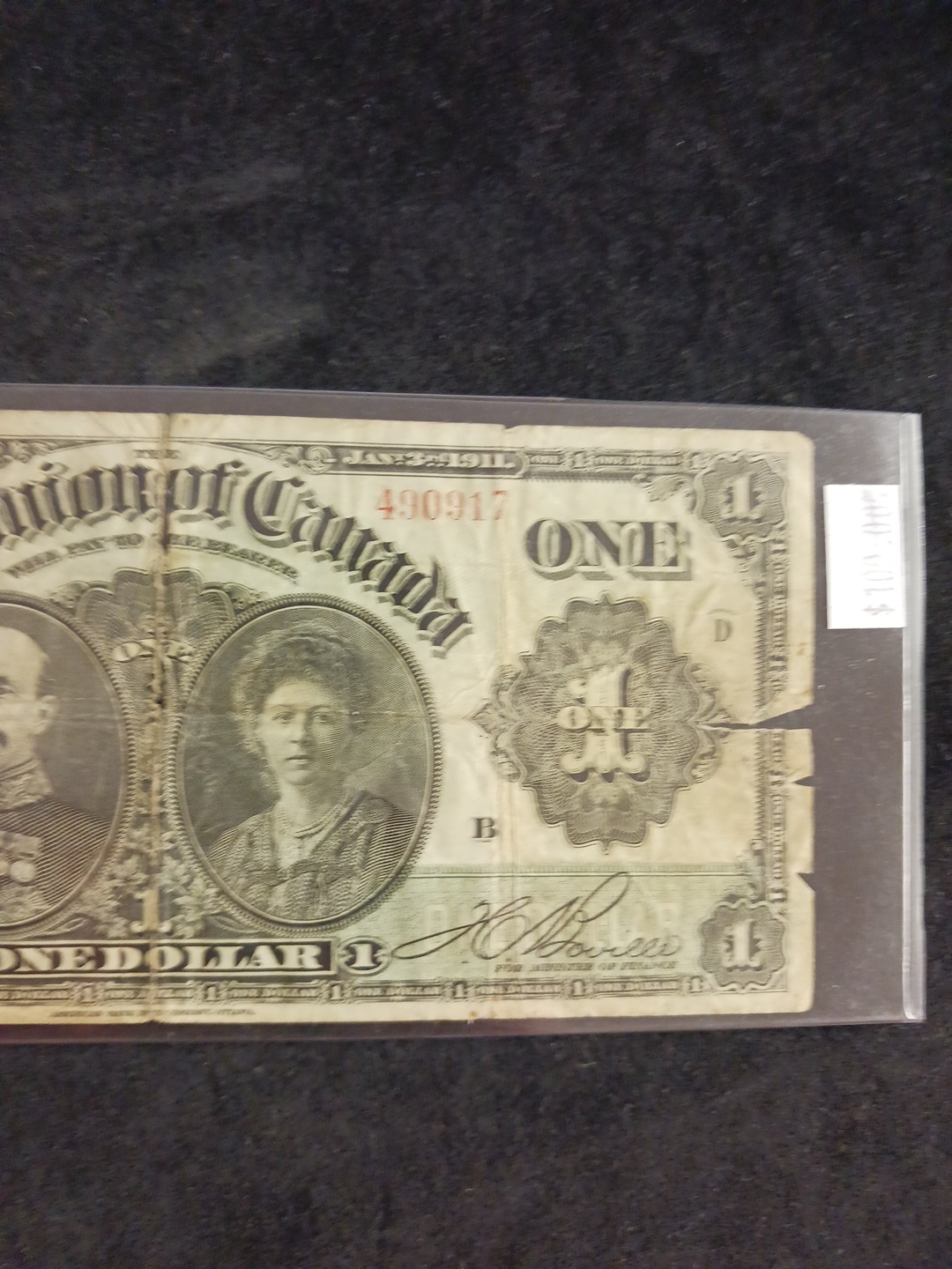 1911 Canada $1 Dollar