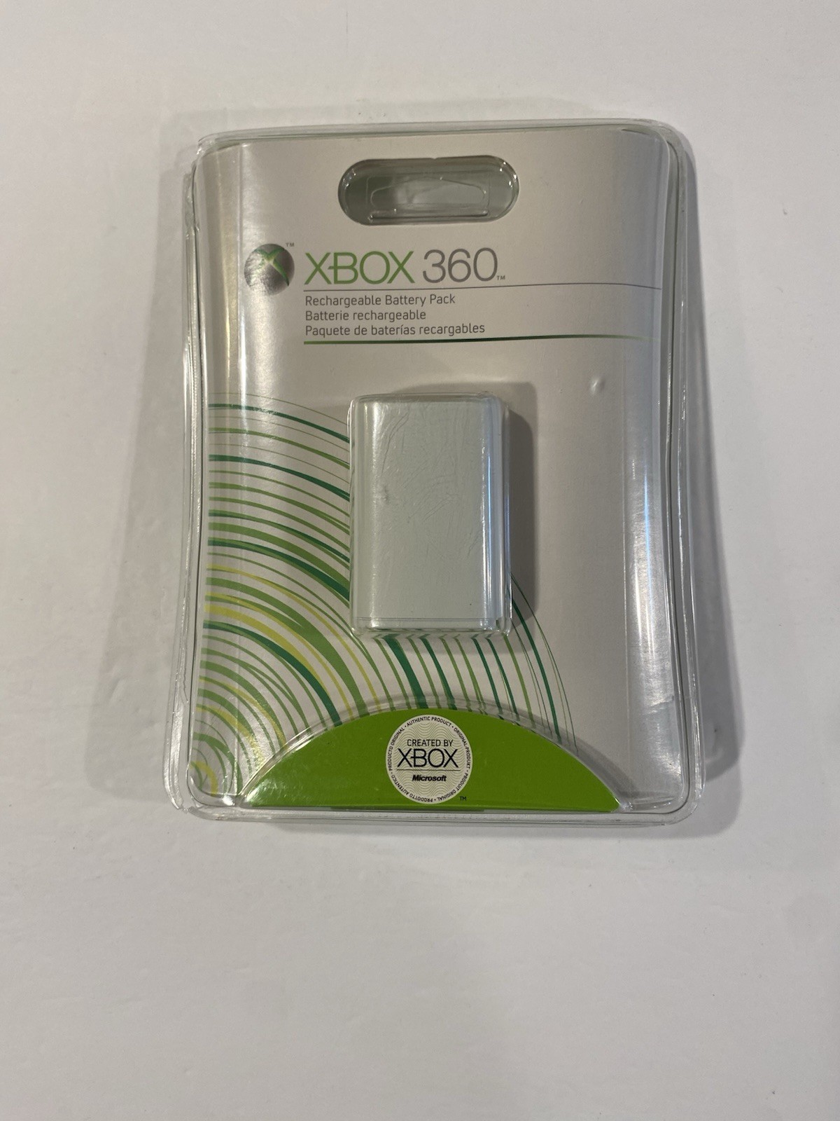 Microsoft Xbox 360 Rechargeable Battery Pack White Genuine NEW SEALED