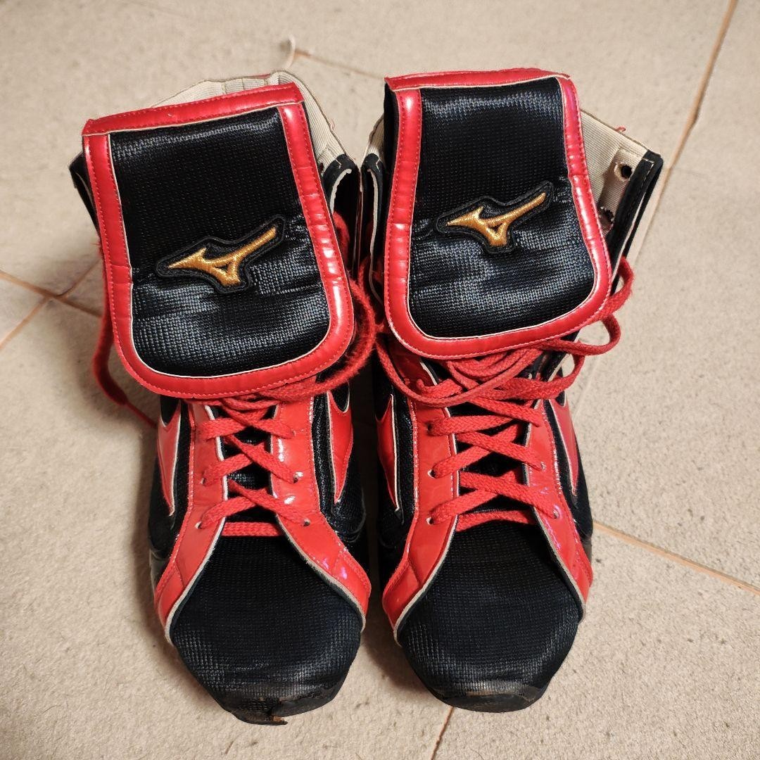 Mizuno Custom Boxing Shoes, Black/Red, Size 25.5cm merukari #T1904