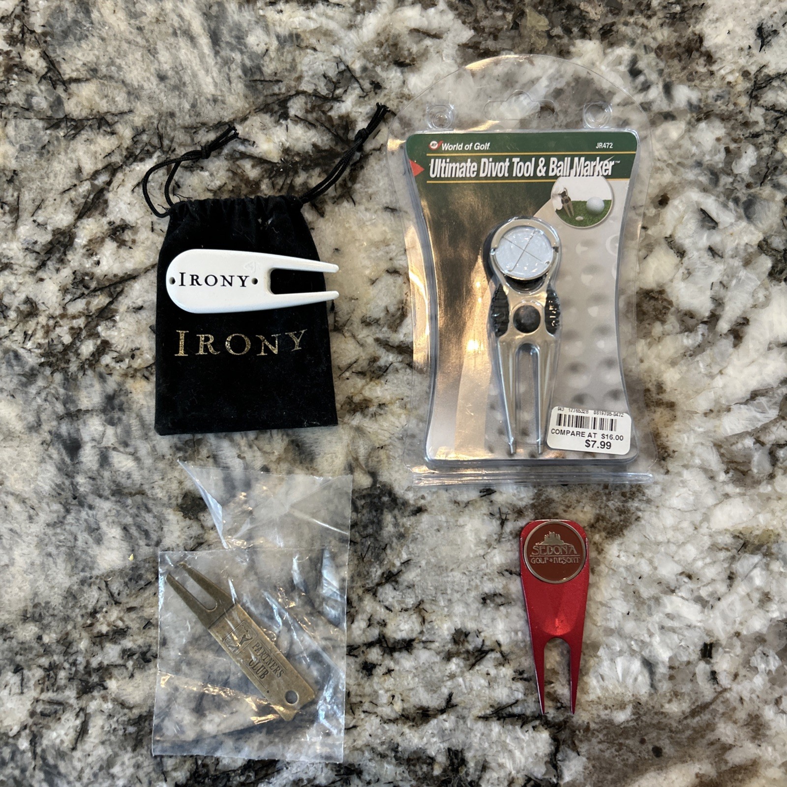 Divot Repair Tool Lot Of 4 Sedona Golf Resort Irony PGA Partners Club Markers