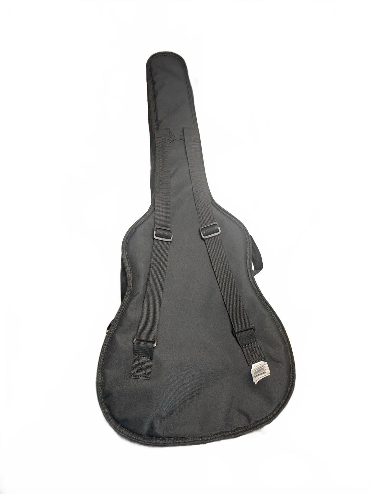 Levy 39" Black Soft Guitar Case with Shoulder Straps and Front Pocket