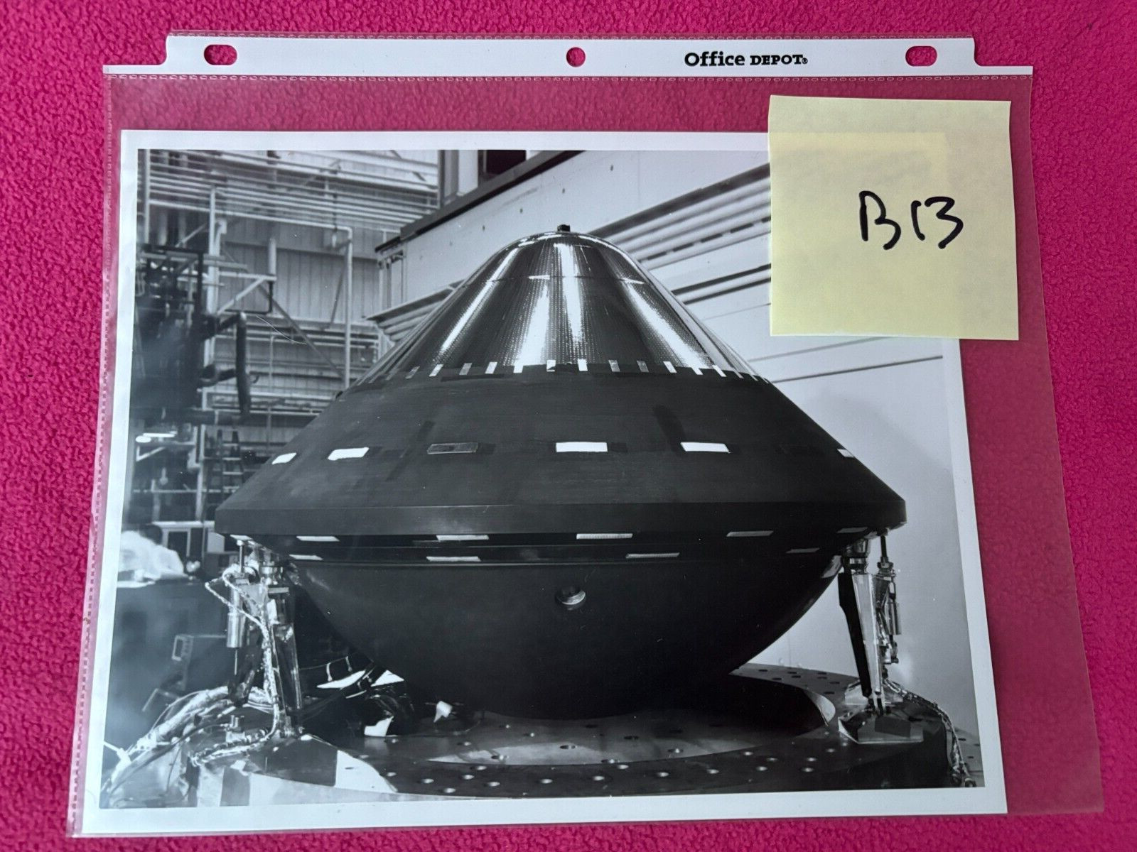 NASA vintage PHOTO spacecraft GALAXY planet SPACE travel CAPSULE ufo