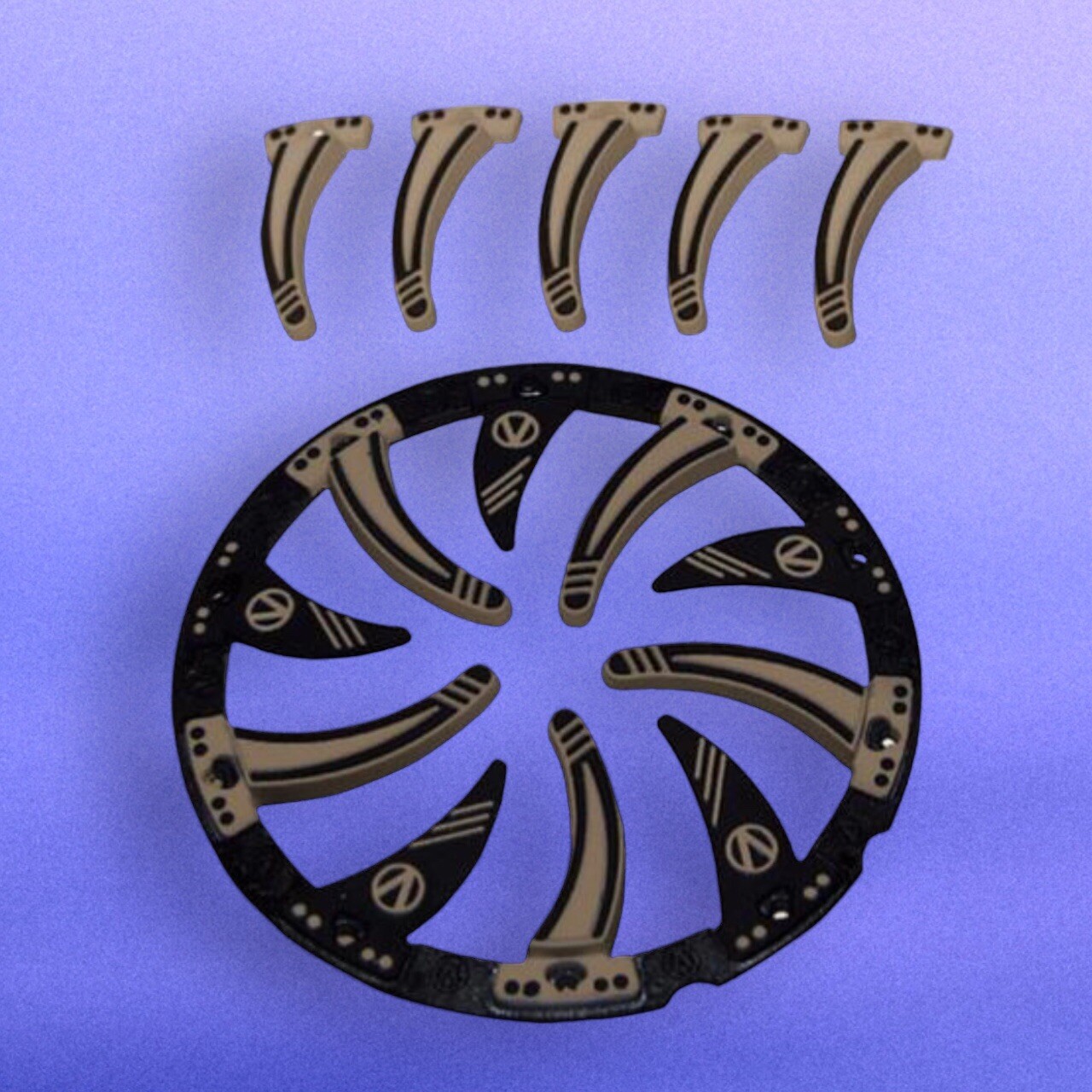 NEW Virtue Crown 2 Speed Quick Feed Crown2 Dye Rotor Paintball Loader Tan Black