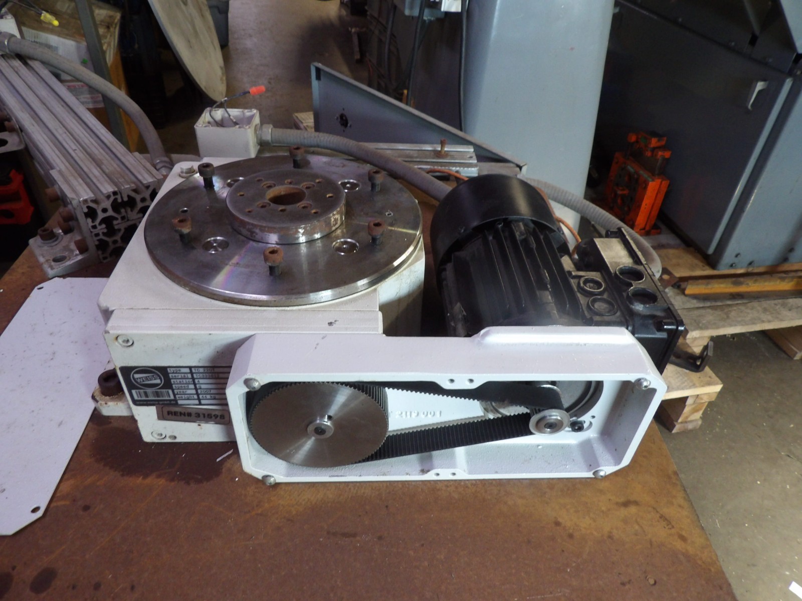 Weiss TC220T Rotary Indexing Table and controls