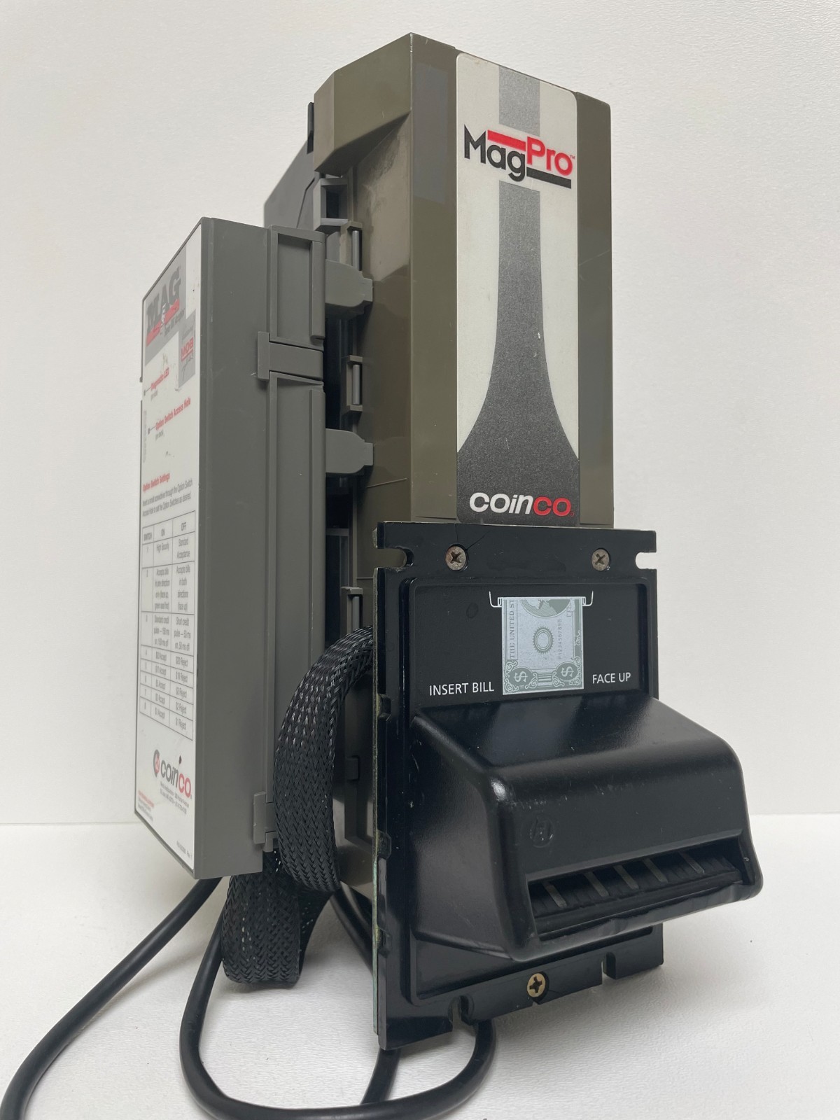 COINCO MAG00B $1-$20 MDB BILL ACCEPTOR BILL VALIDATOR *COMPLETELY REBUILT*