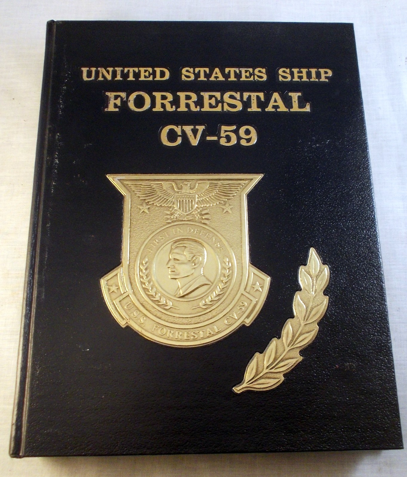 USS Forrestal CVA-59 Cruise Book 1982 Mediterranean Navy Carrier Military