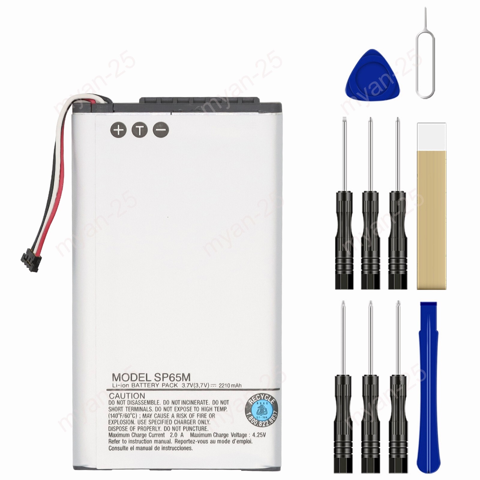 For Sony PlayStation PS Vita PCH-1001 PCH-1101 SP65M Replacement Battery + Tools