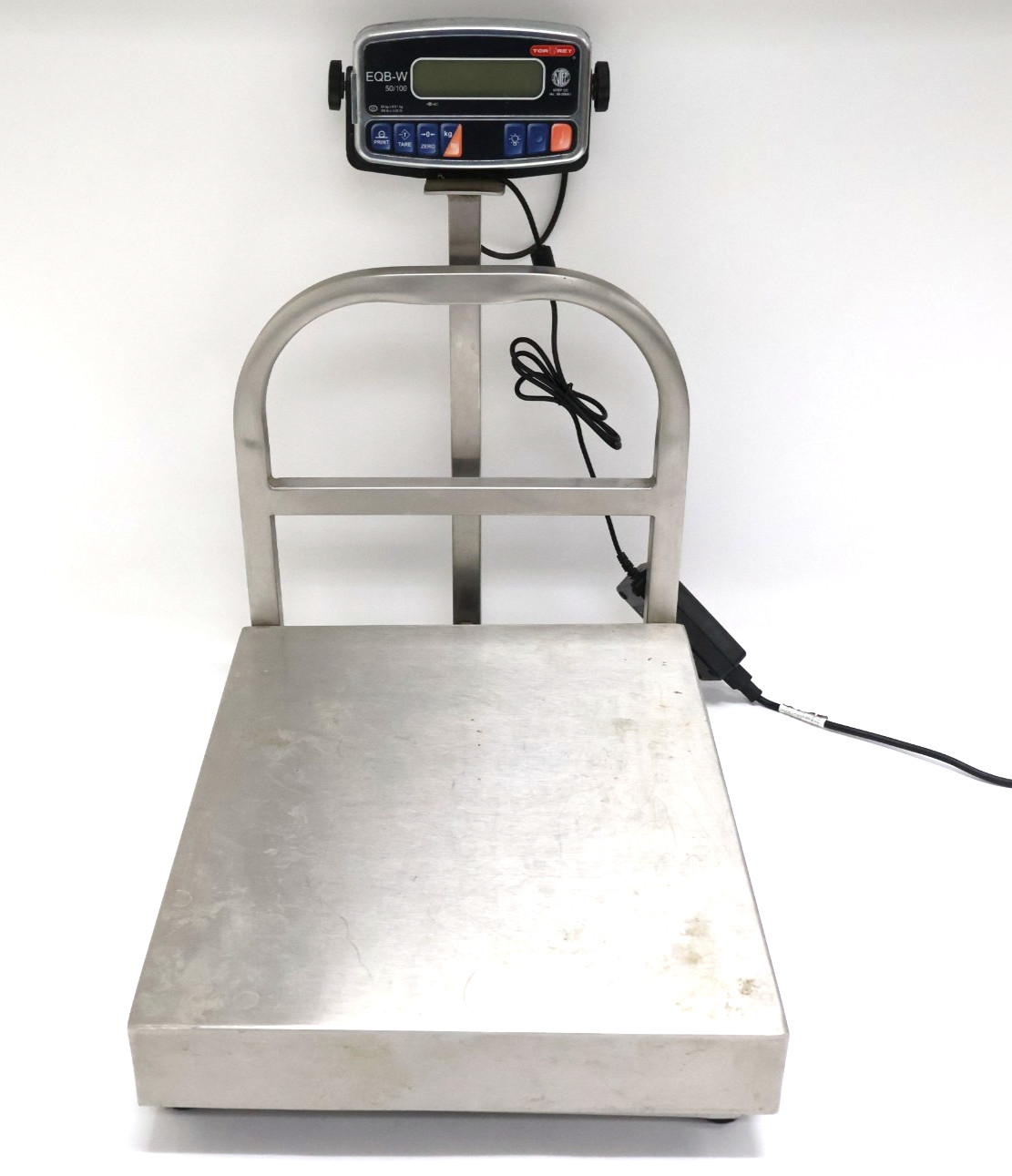 TORREY EQB-W  50/100 Digital Bench Rechargeable Scale w/Battery and Adapter READ