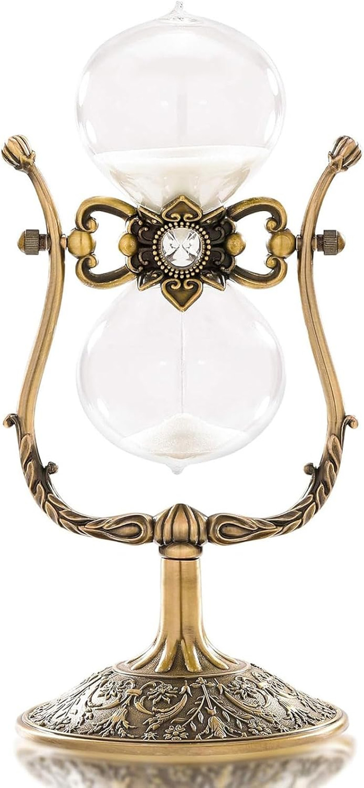 Hourglass Timer Sand Clock 60 Minutes,360�Rotating Large Vintage Sandglass Timer