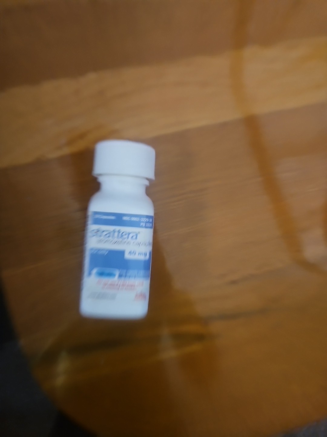 Empty Bottle Movie Prop Strattera Medication Brand Name