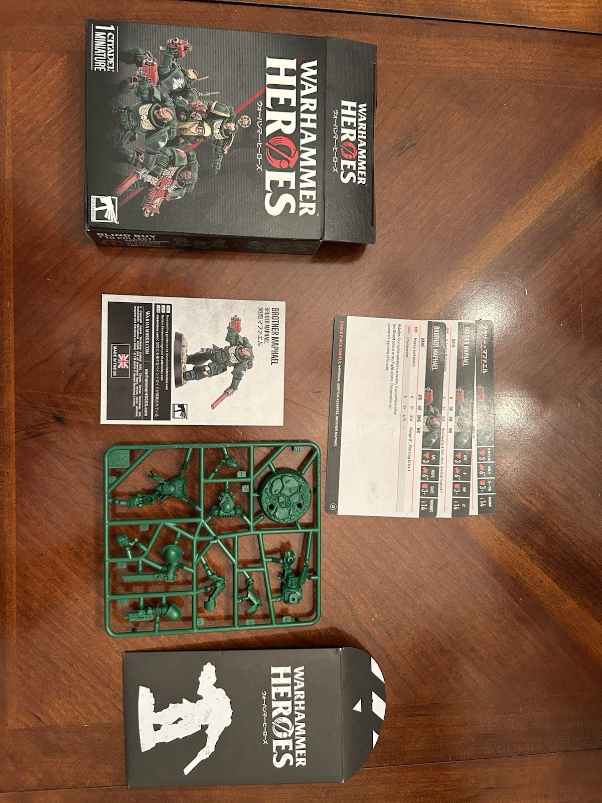 WARHAMMER40K Space Marine Heroes Series 6 Dark Angels Brother Maphael
