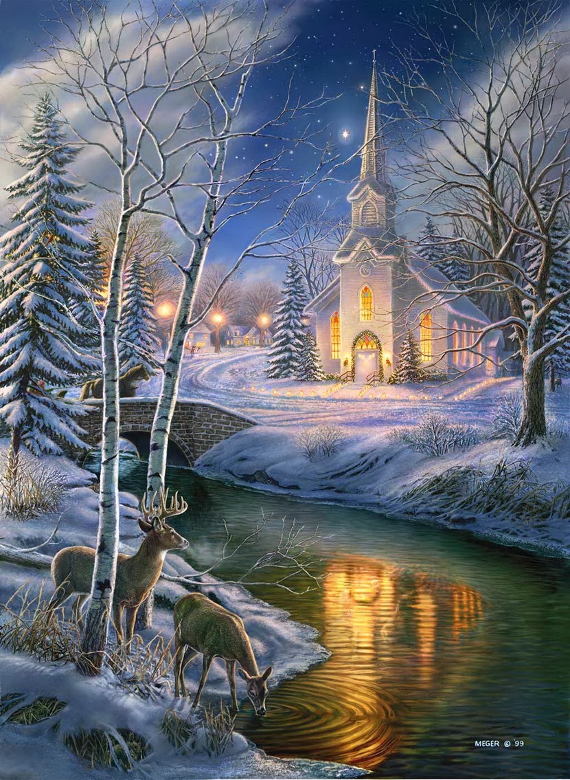 Chart Needlework Embroidery DIY Counted Cross Stitch Pattern-Creek Chapel