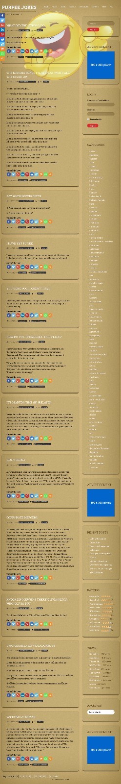 Funny Jokes Wordpress Website with 45000 Jokes