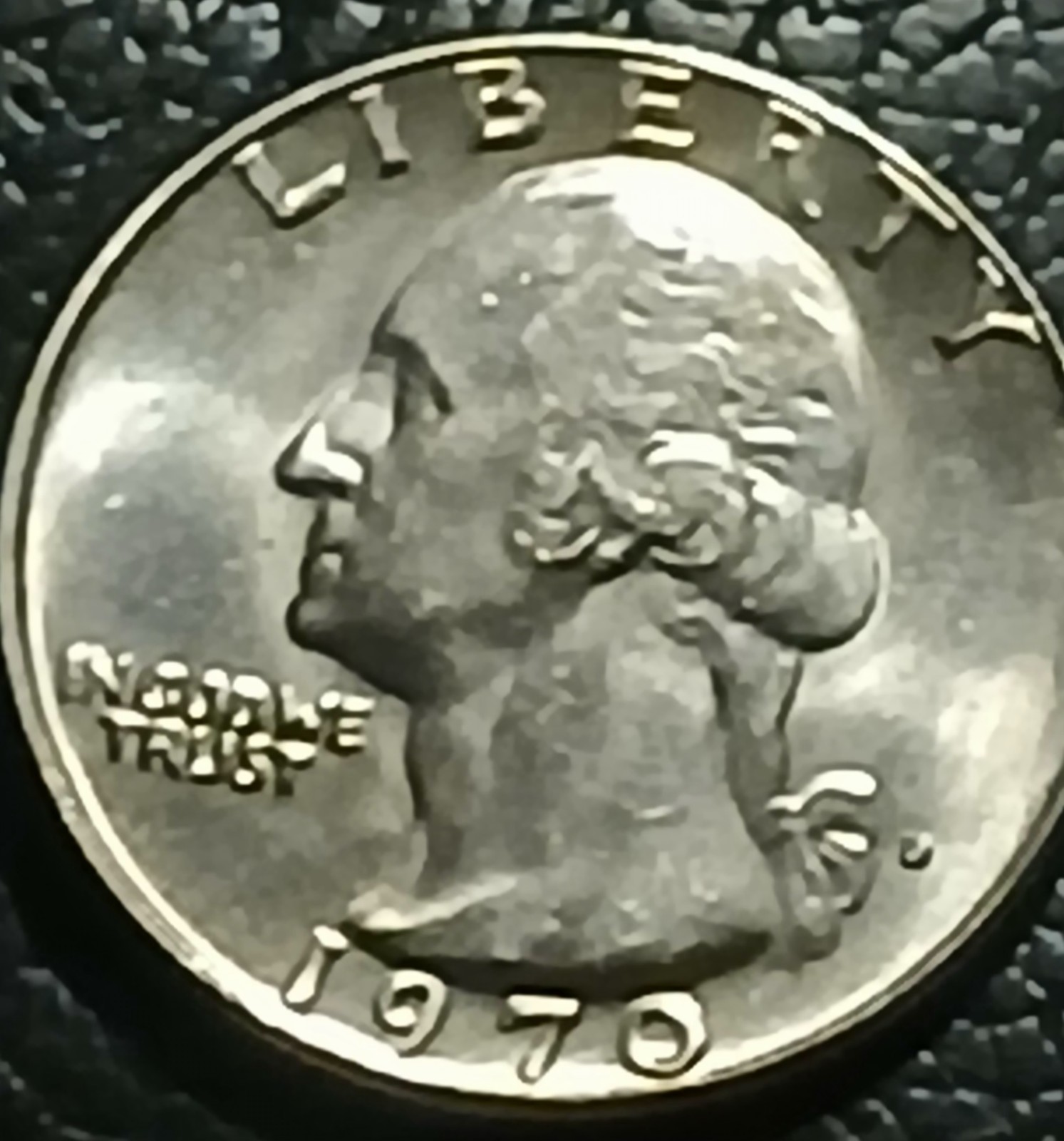 FROSTY  1970D Washington Quarter 25C  CHOICE GMBU BEAUTEY.  LOOK  PICS .  Slad