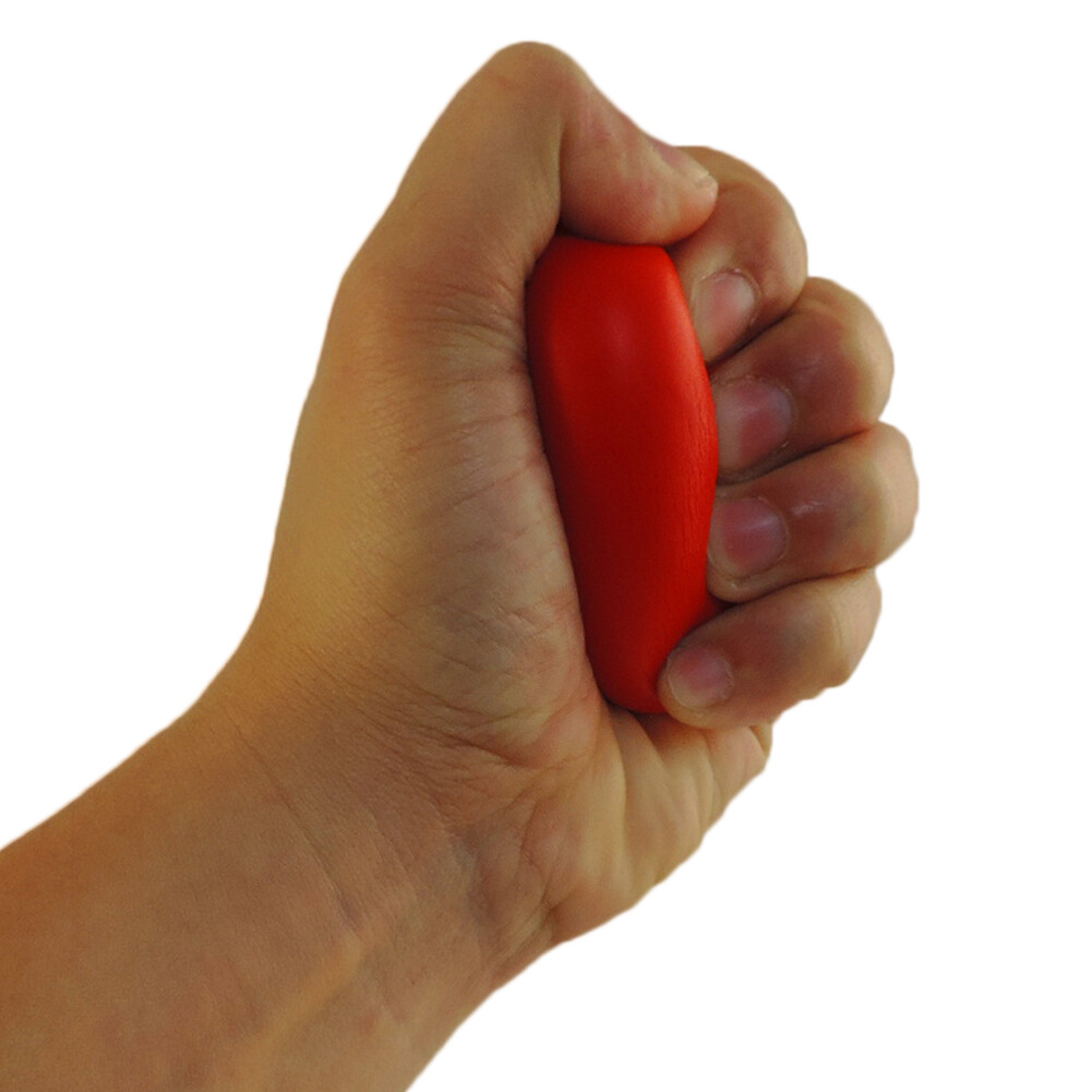 Stress Heart Tension Relieving Rubber Squeeze Novelty Gift