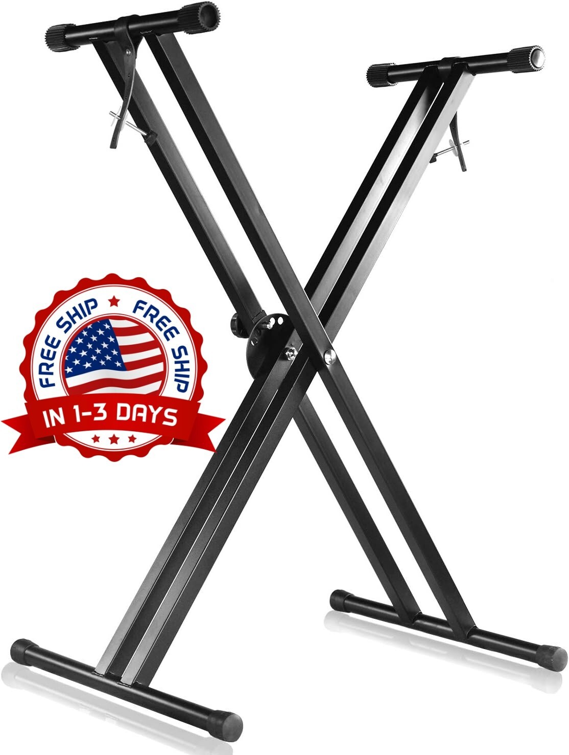 Soporte Para Teclado De Piano - Estilo Xajustable Y Portátil Hierro, metal NUEVO