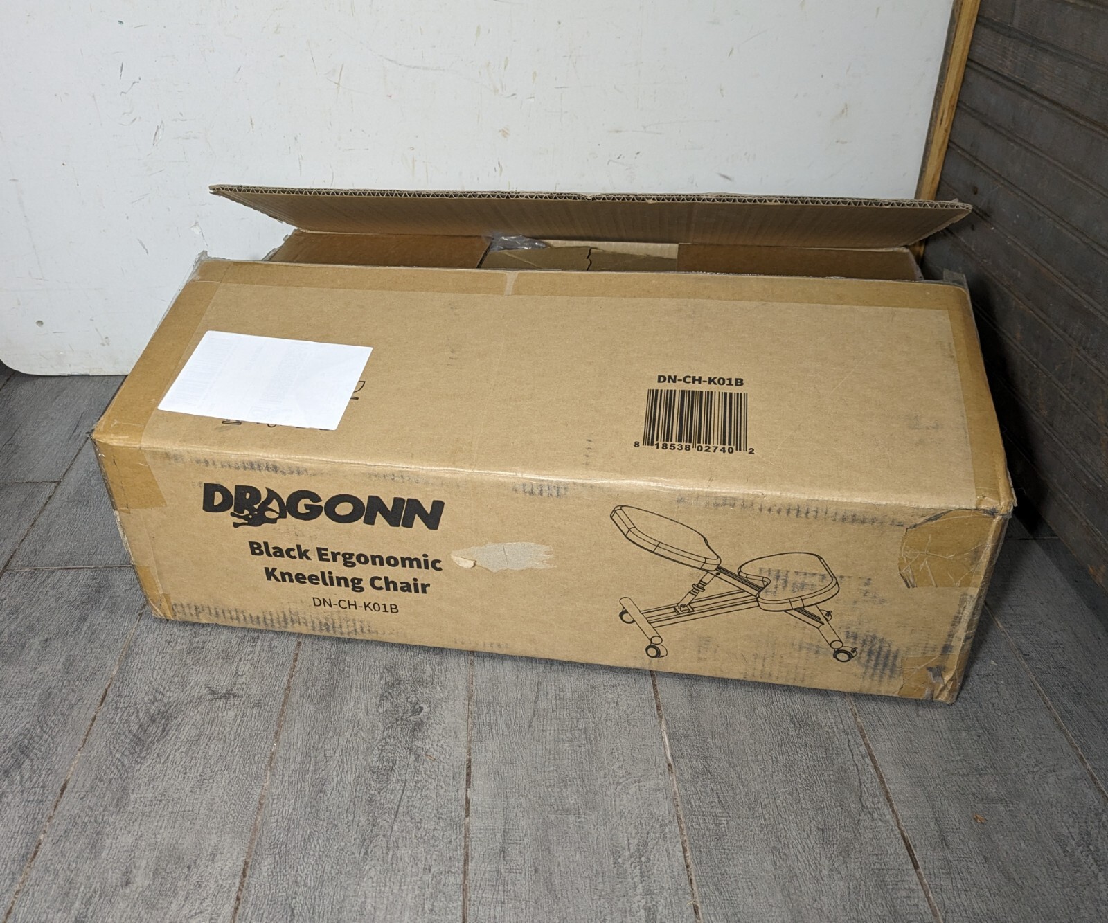 VIVO DRAGONN Adjustable Ergonomic Kneeling Chair Stool DN-CH-K01B