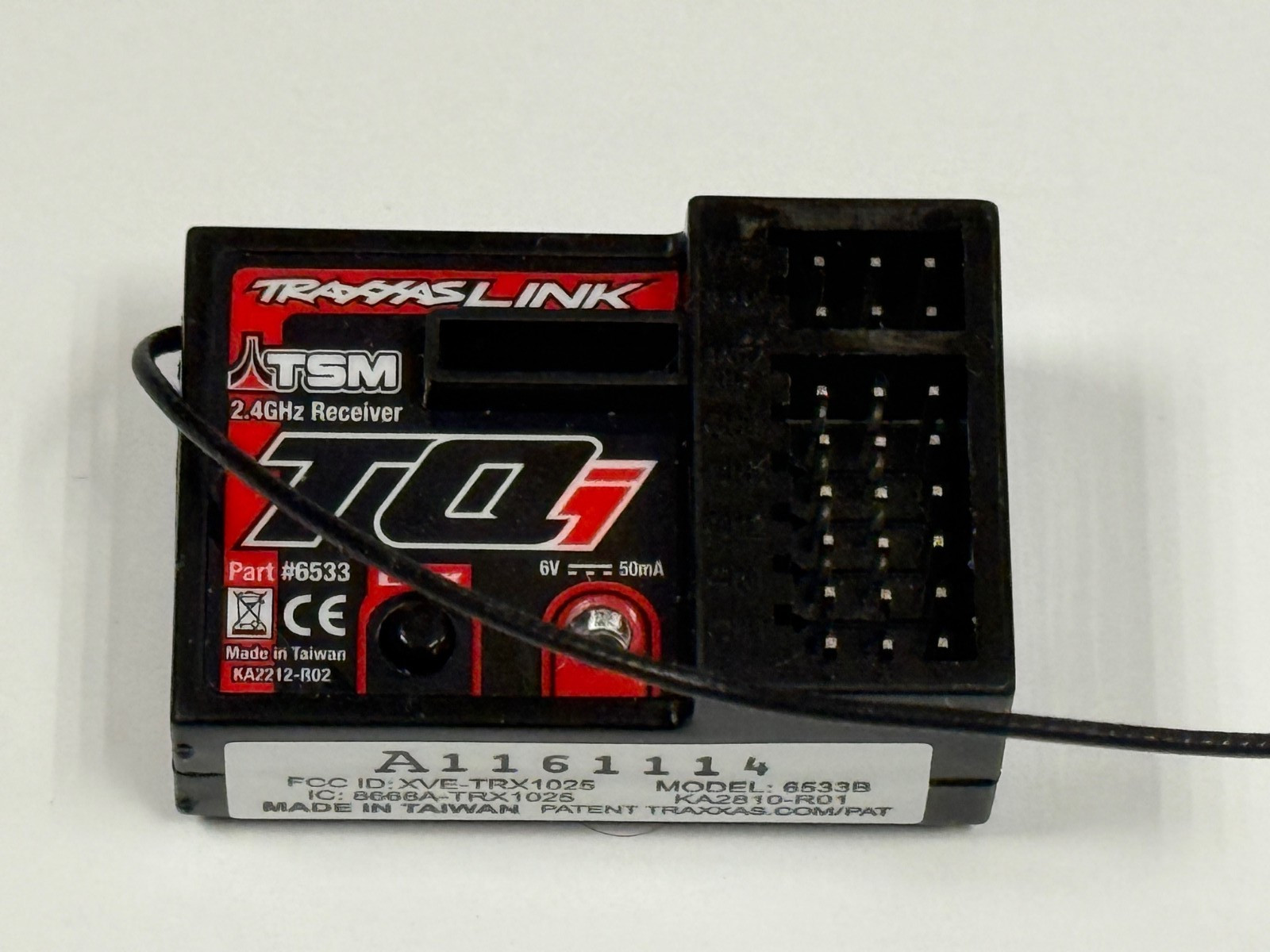 Traxxas TQi RC Truck / Car Receiver 2.4GHz with telemetry 5-channel TRA6533
