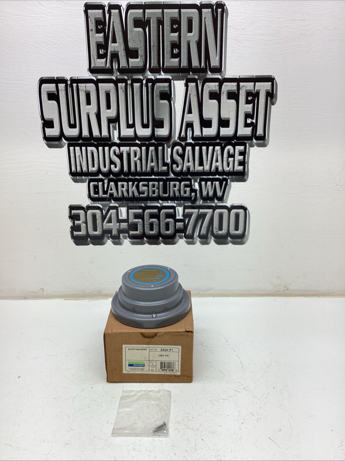 Edward’s Signaling Adptabuzzer 343A-P1 Audible Signal Appliance NIB