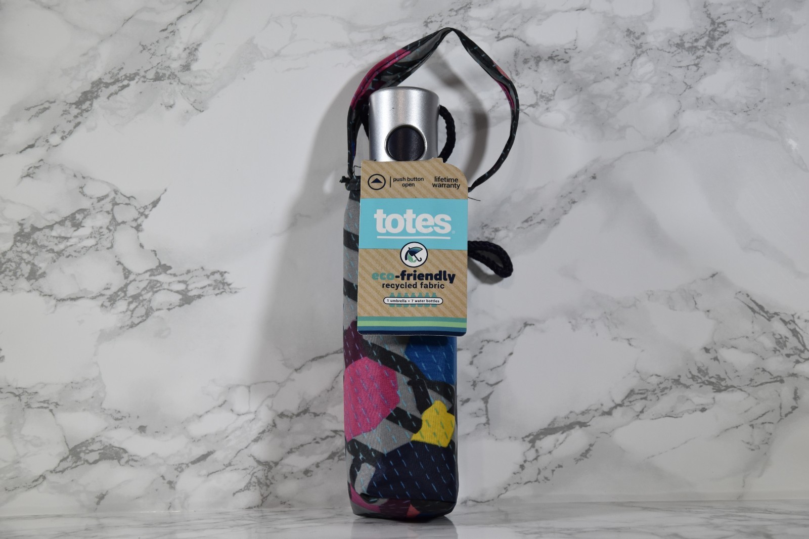 New Totes Automatic Open & Close 39" Umbrella w/Slipcase
