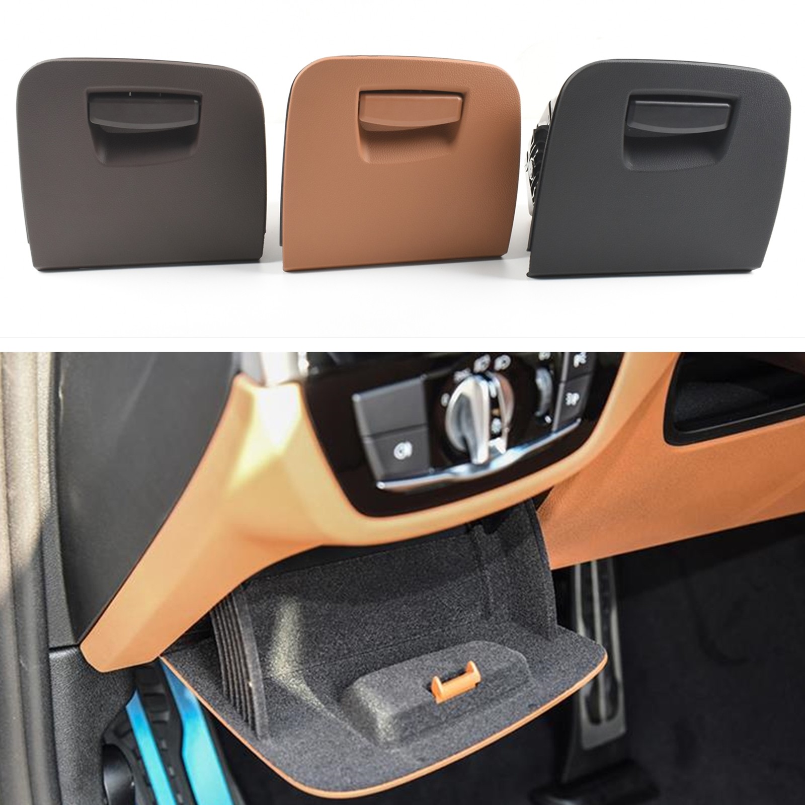 Brown Front Left Dash Storage Tray For BMW 5 Series G30 G31 G38 2017-2021 LHD