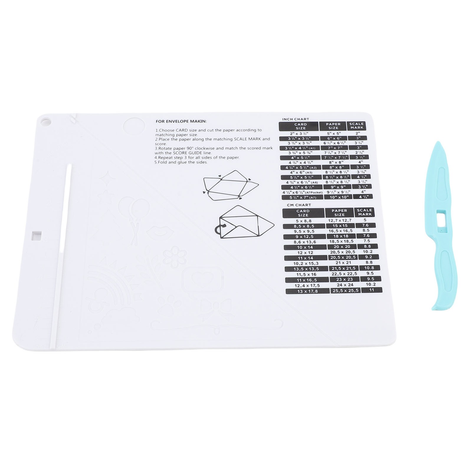Scoring Board Multi Purpose Versatile Tool For Card Making