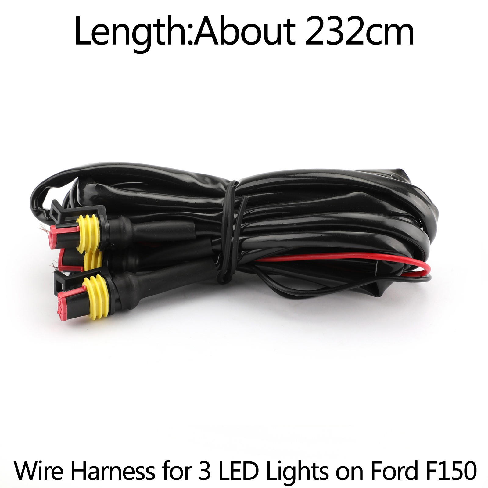 Raptor Grille LED Light Wiring Harness for Ford F150 2004-2018 3 Plugs