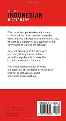 Periplus Pocket Indonesian Dictionary: Revised and Expanded (Over 12,000 Entries